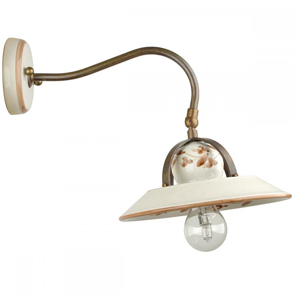 rucne malovana mediteranska keramicka stena lampa vzorovana country medena kuchyna obyvacka osvetlenie lampy imaso lameridiana spalna romanticka provensalska atmosfera.jpg